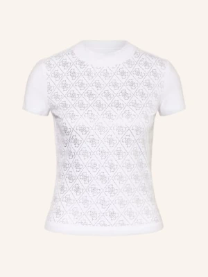Obrázek produktu Guess Tričko S Ozdobnými Kamínky bílá