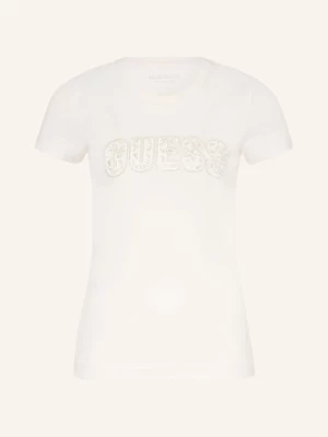 Obrázek produktu Guess Tričko S Ozdobnými Kamínky režná