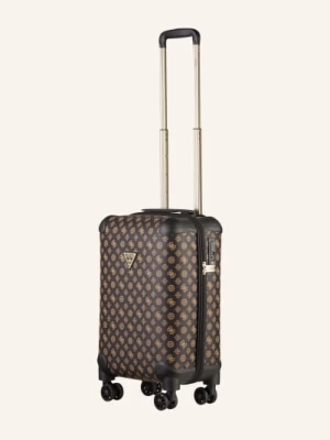 Obrázek produktu Guess Trolley Kufr Wilder tmavě hnědá / světle hnědá