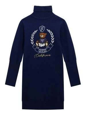 Obrázek produktu Guess Úpletové šaty J5BK21 Z3GS0 Tmavomodrá Regular Fit