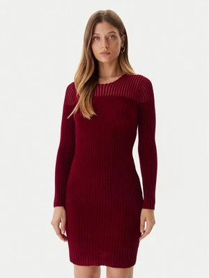 Obrázek produktu Guess Úpletové šaty W5BK63 Z0890 Červená Slim Fit