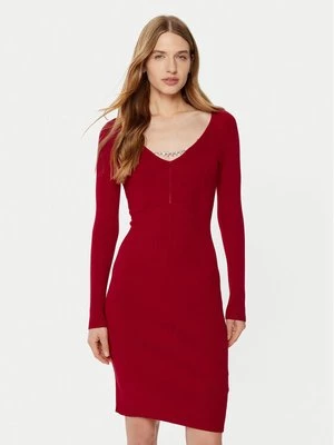 Obrázek produktu Guess Úpletové šaty W5RK07 Z2YJ2 Červená Regular Fit
