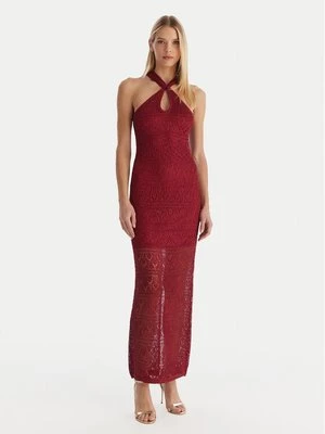 Obrázek produktu Guess Úpletové šaty W5YK48 Z37G0 Bordó Slim Fit