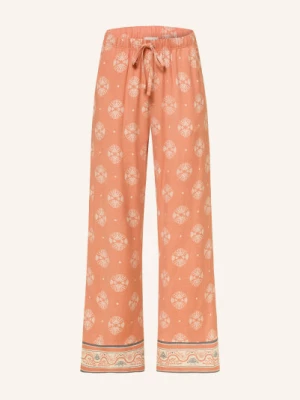 Obrázek produktu Hanro Spací Kalhoty Urban Casuals tmavě oranžová / krémová / tmavě šedá