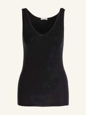Obrázek produktu Hanro Top Woolen Silk Z Merino Vlny S Hedvábím černá