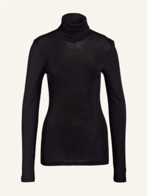 Obrázek produktu Hanro Tričko S Rolákem Woolen Silk Z Merino Vlny S Hedvábím černá