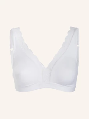 Obrázek produktu Hanro Trojúhelníková Podprsenka Cotton Lace bílá