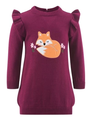 Obrázek produktu happy girls Šaty 'Fuchs'  oranžová / světle růžová / tmavě červená / bílá