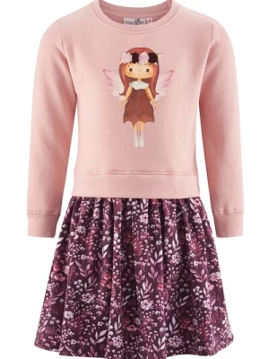 Obrázek produktu happy girls Šaty  hnědá / bobule / pink / bílá