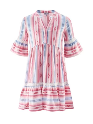 Obrázek produktu happy girls Šaty  modrá / světlemodrá / pink / růžová