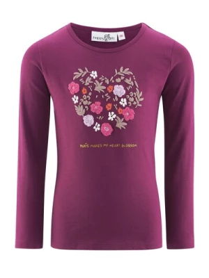 Obrázek produktu happy girls Tričko  šeříková / červenofialová / bílá