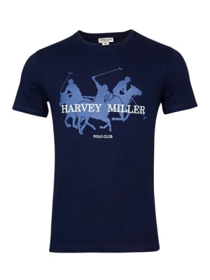 Obrázek produktu HARVEY MILLER Tričko  královská modrá / tmavě modrá / bílá