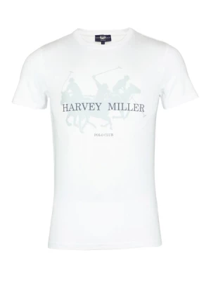 Obrázek produktu HARVEY MILLER Tričko  marine modrá / pastelová modrá / bílá