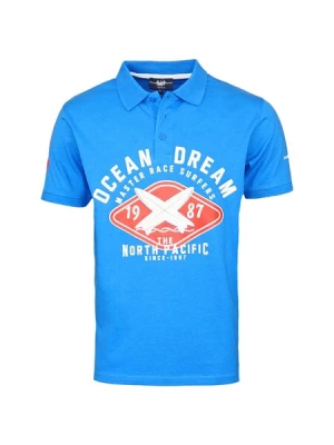 Obrázek produktu HARVEY MILLER Tričko 'Ocean Dream'  azurová / oranžová / bílá