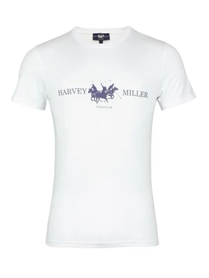 Obrázek produktu HARVEY MILLER Tričko  tmavě modrá / bílá