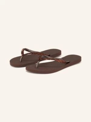 Obrázek produktu Havaianas Prstové Sandály Slim Glitter Ii tmavě hnědá