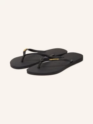 Obrázek produktu Havaianas Prstové Sandály Slim Logo Metallic černá