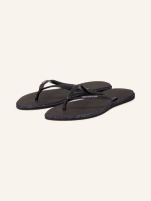 Obrázek produktu Havaianas Prstové Sandály Slim Point Glitter černá