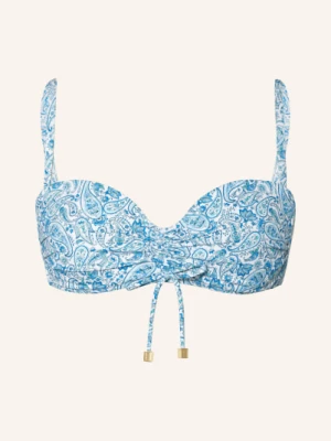 Obrázek produktu Heidi Klein Bandeau Horní Díl Bikin Camps Bay Beach bílá / tyrkysová / modrá