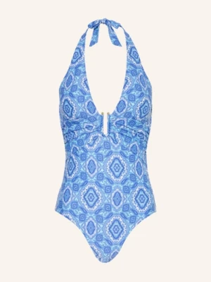 Obrázek produktu Heidi Klein Plavky S Vázáním Za Krkem Mykonos modrá / tmavě modrá / bílá