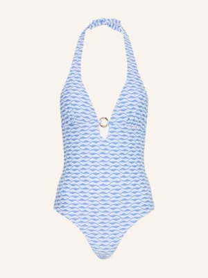 Obrázek produktu Heidi Klein Plavky S Vázáním Za Krkem Tinos tmavě modrá / bílá