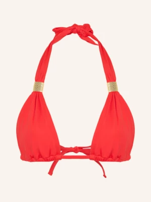 Obrázek produktu Heidi Klein Trojúhelníkové Bikiny Petalia červená / zlatá