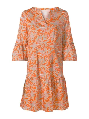 Obrázek produktu heine Šaty  tmavě béžová / oranžová / růže / bílá
