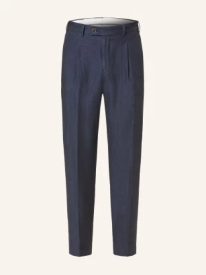 Obrázek produktu Hiltl Lněné Chino Kalhoty Primo Regular Fit tmavě modrá