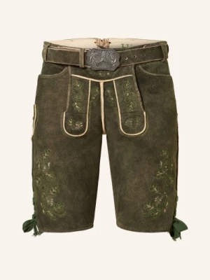 Obrázek produktu Hirscher Kožené Krojové Kalhoty Bamberg khaki