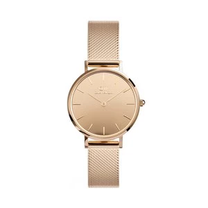 Obrázek produktu Hodinky Daniel Wellington Petite Reflection 28 DW00100795 Růžové zlato