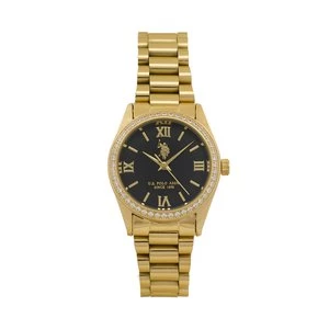 Obrázek produktu Hodinky U.S. Polo Assn. Melanie USP8464BK Zlatá