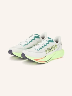 Obrázek produktu Hoka Běžecké Boty Mach 7 světle šedá / neonově žlutá / tmavě zelená