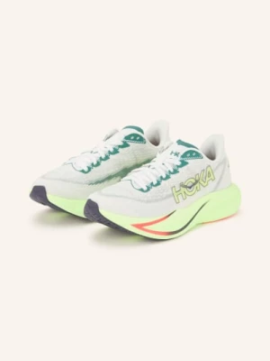 Obrázek produktu Hoka Běžecké Boty Mach 7 světle šedá / neonově žlutá / tmavě zelená