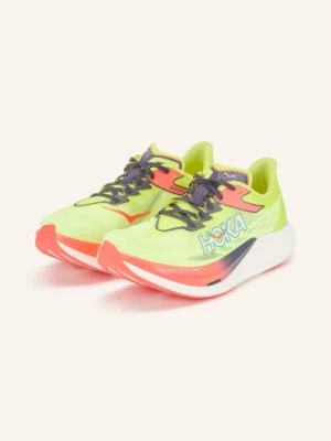 Obrázek produktu Hoka Běžecké Boty U Rocket X 3 neonově žlutá / tmavě šedá / neonově oranžová