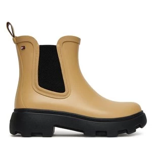 Obrázek produktu Holínky Tommy Hilfiger Rubber Flag Cleated FW0FW08637 Hnědá