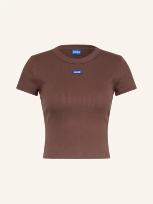 Obrázek produktu Hugo Cropped Tričko hnědá
