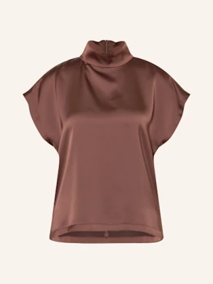 Obrázek produktu Hugo Halenkový Top Caneli-1 Ze Saténu 201 dark brown