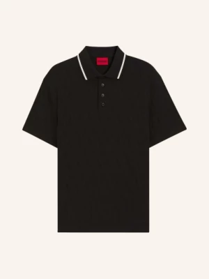 Obrázek produktu Hugo Jerseyové Polo Tričko Dunik černá / bílá