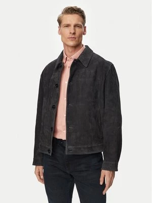 Obrázek produktu HUGO Kožená bunda Ligor 50564061 Tmavomodrá Regular Fit