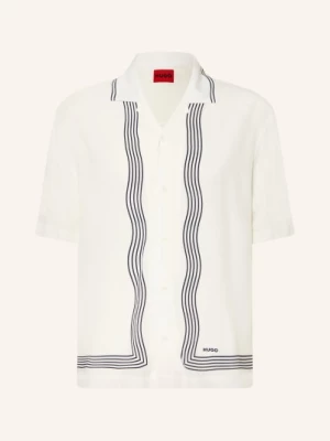 Obrázek produktu Hugo Letní Košile Exolino Oversized Fit krémová / tmavě modrá