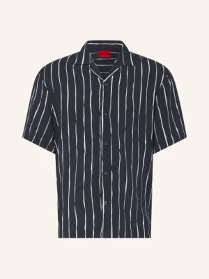 Obrázek produktu Hugo Letní Košile Exolino Oversized Fit tmavě modrá / krémová