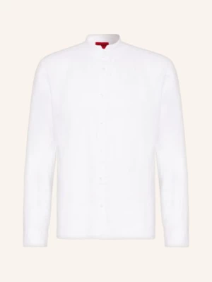 Obrázek produktu Hugo Lněná Košile Elvory Slim Fit Se Stojáčkem bílá
