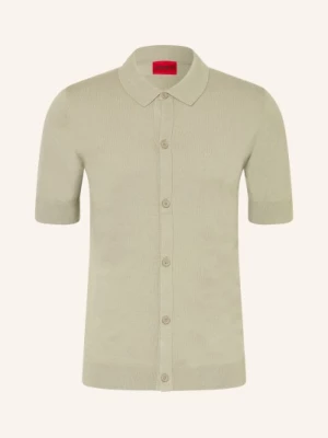 Obrázek produktu Hugo Pletená Košile San Paco Extra Slim Fit khaki
