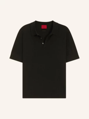 Obrázek produktu Hugo Pletené Polo Tričko San Peter černá