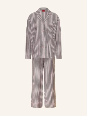 Obrázek produktu Hugo Pyžamo Flannel Set šedá / stříbrná / starorůžová