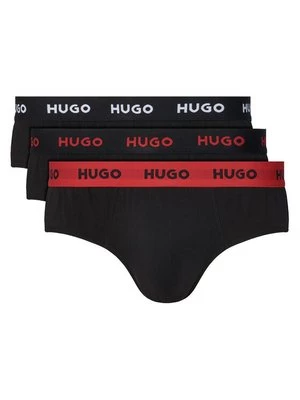 Obrázek produktu HUGO Souprava slipů Hipbrief Triple 50532570 Černá