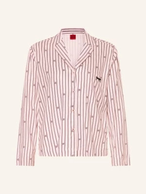 Obrázek produktu Hugo Spací Košile Sartorial růžová / tmavě červená
