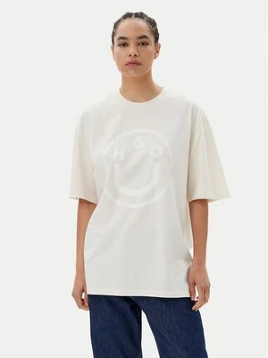 Obrázek produktu HUGO T-Shirt 50511471 Béžová Oversize
