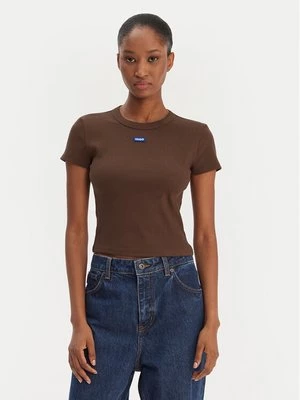 Obrázek produktu HUGO T-Shirt Baby 50510749 Hnědá Slim Fit