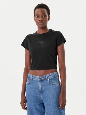 Obrázek produktu HUGO T-Shirt Rhinestone 50551404 Černá Slim Fit